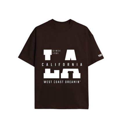 LA California Oversized Tee